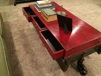 Globe Cart Truck - Rare 1911 Metal Cart With Custom Cabinet 2 small