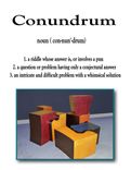 "Conundrum" Multi-Function Table Set 7 small
