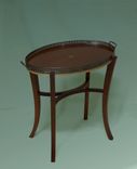 End Table In Mahogany And Bird's Eye Maple 2 small