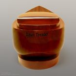 Boat-Shaped Cremation Urn, Mahogany 2 small