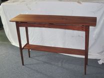Solid Bubinga Hall Table 3 small