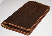 Jp Leathercraft Handmade Bison Leather Case Cover Field Notes Moleskine Folklore 3 small