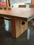 Custom Concrete, Steel & Wood Conference Table. 3 small