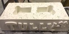 Custom Concrete Dog Bowl 1 small