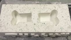 Custom Concrete Dog Bowl 4 small