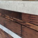Reclaimed Wood And Concrete Reception Desk 5 small