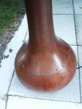 Arts & Crafts Style Hammered Copper Floor Lamp With Mica Shade 3 small