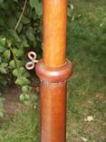 Arts & Crafts Style Hammered Copper Floor Lamp With Mica Shade 5 small
