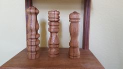 Wine Barrel Pepper Mills 2 small