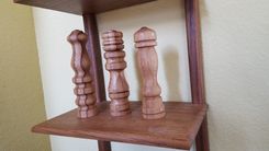 Wine Barrel Pepper Mills 3 small