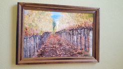 Wine Barrel Picture Frame 1 small