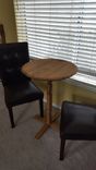 Wine Barrel Pedestal Accent Table 3 small