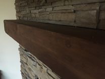 Beautiful Custom Distressed Mantel 2 small