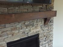 Beautiful Custom Distressed Mantel 5 small