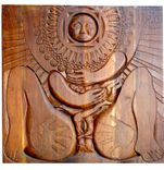 Carved Door And Transom, Can Serve As Wall Pannel 2 small