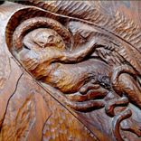 Carved Door And Transom, Can Serve As Wall Pannel 5 small