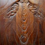 Carved Door And Transom, Can Serve As Wall Pannel 6 small