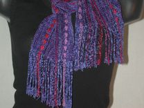 Scrumptious Handwoven Chenille Scarf 5 small