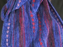 Scrumptious Handwoven Chenille Scarf 4 small