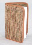 Hand Woven Grasscloth Covered Journal 5 small