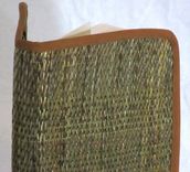 Hand Woven Grasscloth Covered Journal 6 small