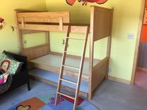 Solid Wood Bunk Bed 2 small