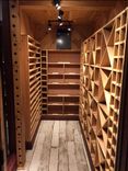 Custom Cedar Wine Celler, 600 Plus Bottle Storage, Solid Glass Door 2 small