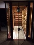 Custom Cedar Wine Celler, 600 Plus Bottle Storage, Solid Glass Door 3 small