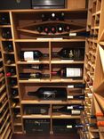 Custom Cedar Wine Celler, 600 Plus Bottle Storage, Solid Glass Door 4 small