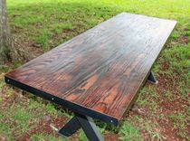Farm Table With Steel Base 3 small