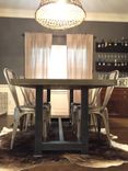 Modern Farm Table With Steel Base 2 small