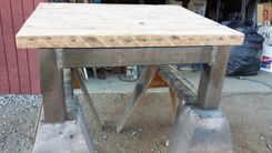 Steel&Reclaimed Wood Coffee Table 2 small
