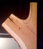 Cherry Wood Live Edge Mirror With Custom Gingko Tile 2 small