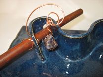 Upcycled Bloodwood And Hand Made Ceramic Lid Keepsake Box 6 small