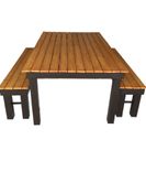 Beautiful Outdoor Table With Benches 1 small