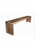 Handcrafted Modern Walnut Plank Bench For An Accent Piece Or Dining Table 1 small