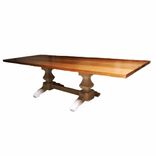 Custom Designed Cherry Top Pedestal Dining Table 1 small