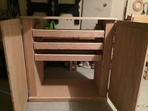 Custom Media Tv Media Cabinet. 4 small
