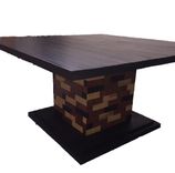 Modern Rustic Dining/Breakfast Trestle Table 1 small
