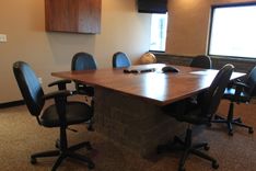 Solid 6/4 Red Oak Rustic Confrence Table 1 small