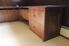 Custom Made His And Her's Private Office Furniture 10 small