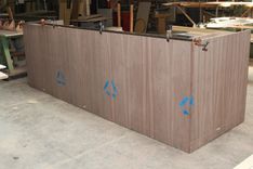 Custom Made Zodiac And Walnut Reception Desk 12 small