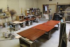 Custom Made Zodiac And Walnut Reception Desk 10 small