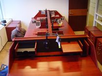 Custom Made Narrow Line Trading Desk 2 small