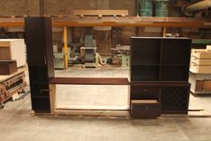 Contemporary/Post Modern Dinning Room Built In Hutch And Display 12 small