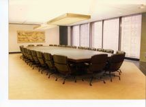 Leather Wrapped Conference Room Table 1 small