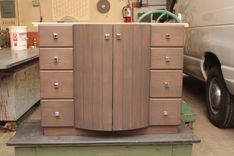 Custom Made Rift Cut White Oak Bath Vanities 1 small