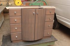 Custom Made Rift Cut White Oak Bath Vanities 2 small