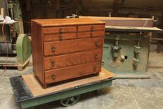 Refinished / Refurbished Mid Century Mordern Dresser 2 small