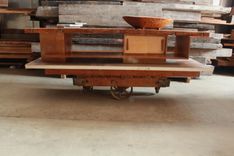 Mid Century Mordern Rustic Reclaimed Coffee Table 5 small